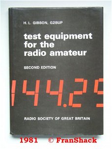 [1981] Test equipment for the radio amateur, Gibson, RSGB