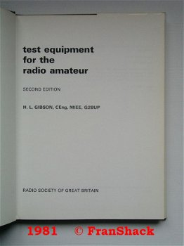 [1981] Test equipment for the radio amateur, Gibson, RSGB - 3