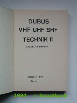 [1984] VHF-UHF-SHF- Technik II, DUBUS technik - 2