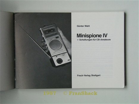 [1987] Mini Spione Band IV G.Wahl, Frech-Verlag - 2