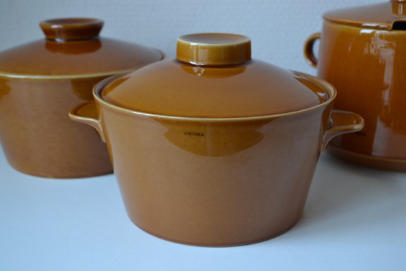 Vintage dekschalen P. Regout, Maastricht. - Afbeelding 3