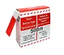 Markeerlint - afzetlint - waarschuwingslint rood - wit 500 meter - 0 - Thumbnail