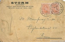 Belgie Briefkaart redactie Storm Leuven 1920