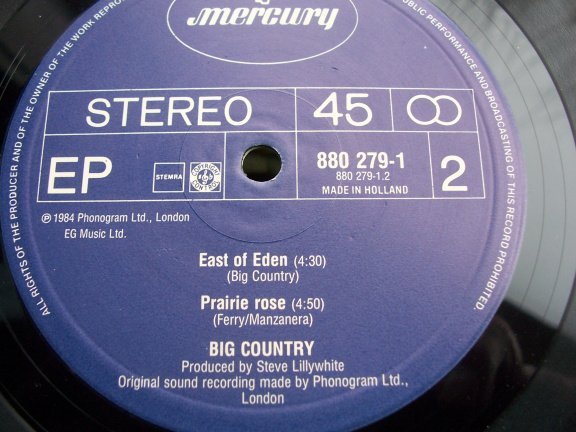 BIG COUNTRY EAST OF EDEN - Afbeelding 3