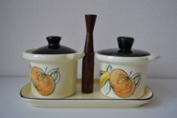 Vintage marmelade ontbijt-setje