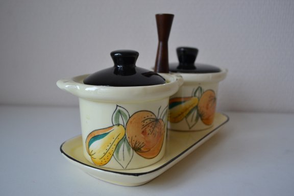 Vintage marmelade ontbijt-setje - Afbeelding 2