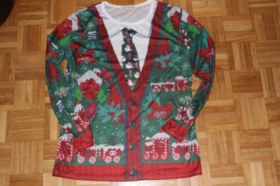 Kerst shirt - Ding Ge FU Shi Long sleeve - Afbeelding 4
