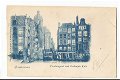 Oude kaart Amsterdam : Voorburgwal met Oudezijdse Kolk - 1 - Thumbnail