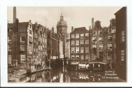 Oude kaart ; Amsterdam : O.Z. Voorburgwal - 1