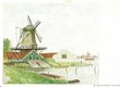 Molen bij Monikkendam Corry F. Riet - 1 - Thumbnail