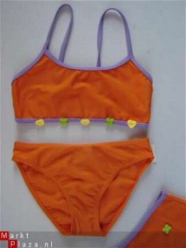 Nieuw 3 delig Bikini setje maat 116 - 3