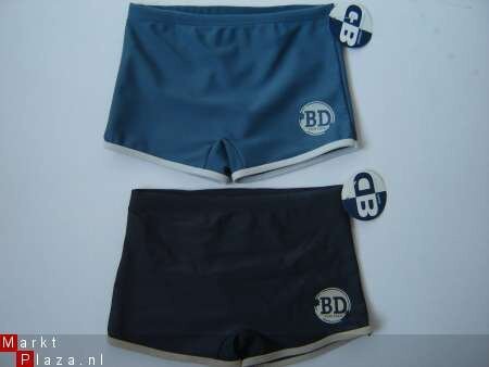 Nieuwe !! B & D Jongens Zwemboxer maat 110 Rafblauw - 3