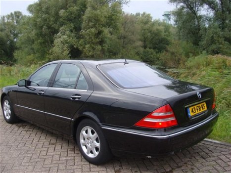 Mercedes-Benz S-klasse - 430 S430 LEDER NAVI XENON DEALER ONDERHOUDEN 1E EIG - 1