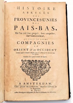 Histoire ... des Provinces-Unies des Païs-Bas 1701 Nederland - 4