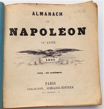 Almanach de Napoléon 1862 Almanak Napoleon Bonaparte - 3