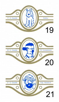 Guido Gezelle - Serie Striphelden (wit met goud 1-24) - 3
