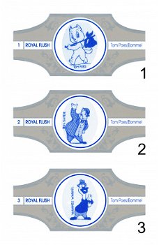 Royal Flush - Serie Tom Poes & Bommel HG (grijs met zilver 1-10) COMPLEET