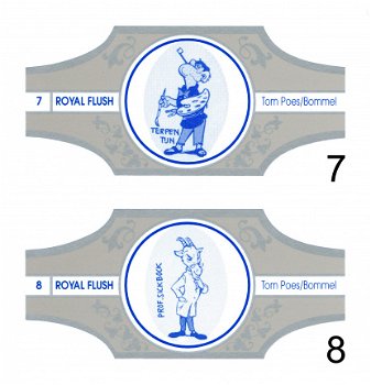 Royal Flush - Serie Tom Poes & Bommel HG (grijs met zilver 1-10) COMPLEET - 3