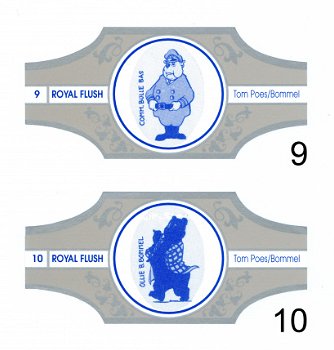 Royal Flush - Serie Tom Poes & Bommel HG (grijs met zilver 1-10) COMPLEET - 4