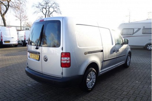 Volkswagen Caddy Maxi - 1.6 TDI 102pk / lease € 167 / zilvergrijs metallic / airco / cruise control - 1