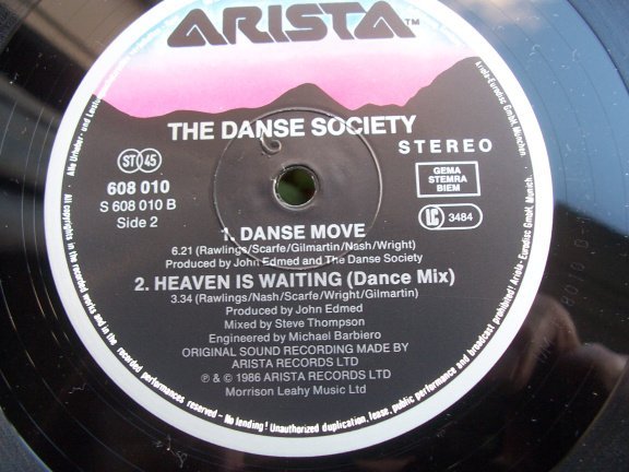 THE DANSE SOCIETY HOLD ON - Afbeelding 3