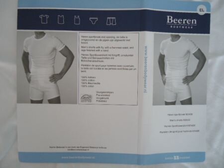 Beeren Bodywear !!! Sportbroek met korte pijp maat EEL - 6