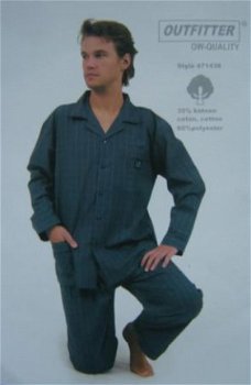 Nieuwe Poplin Pyjama maat L/52 (013) - 3