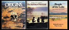 Evolutie Mens - Drie (3) boeken van Richard E. Leakey