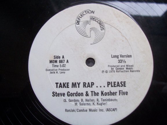 STEVE GORDAN AND THE KOSHER 5 TAKE MY RAP PLEASE - Afbeelding 4
