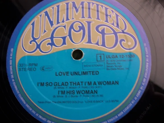 LOVE UNLIMITED I'M SO GLAS THAT I'M A WOMAN 2X - Afbeelding 2