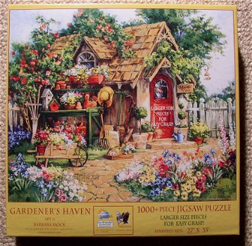 SunsOut - Gardener´s Haven - 1000 XL Stukjes Nieuw - 2