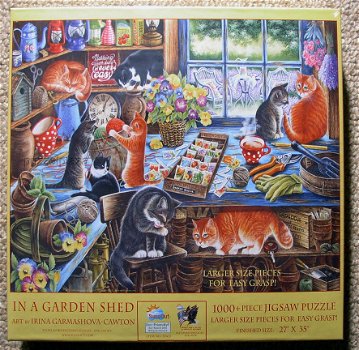 SunsOut - In A Garden Shed - 1000 XL Stukjes Nieuw - 2