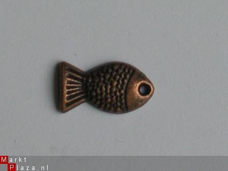 metalen embellishments copper fish - 1