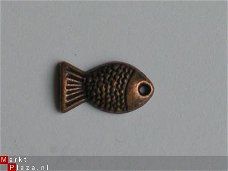 metalen embellishments copper fish