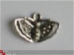OPRUIMING: 5X metalen embellishments silver butterfly 1 - 1 - Thumbnail