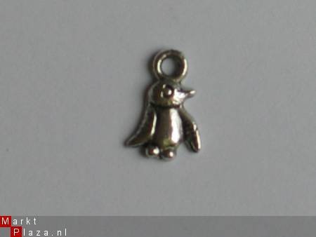 OPRUIMING: 10x silver pinguin - 1