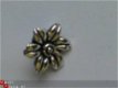 metalen embellishments silver flower 4 - 1 - Thumbnail