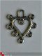 metalen embellishments silver hart 2 - 1 - Thumbnail