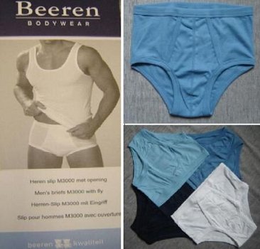 BEEREN Bodywear!! Slip BLEU EEL - 2
