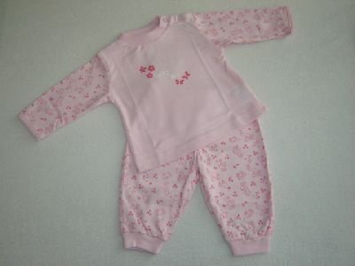 NIEUWE Feetje Meisjes Tricot PYJAMA maat 68 Roze - 3