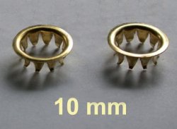 Sleutelgatrozetten. /sleutelgatbussen 10 mm.