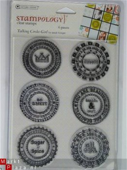 OPRUIMING: leaves clear stamp talking circles - 1