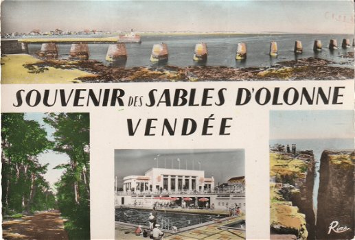Frankrijk Souvenir des Sables D'Olonne Vendee - 1
