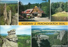 Tsjechoslowakije Pozdrav Z Prachovskych Skal