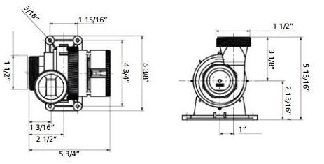 Laing E14 circulatiepomp met 11/2