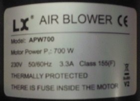 Luchtpomp blower voor beadfilter - 2