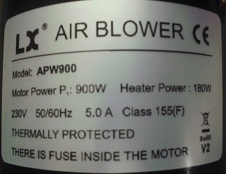 Luchtpomp blower voor beadfilter - 5