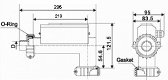 Verwarming RVS 1500W met druk schakelaar haaks LX H15-R2 - 2 - Thumbnail