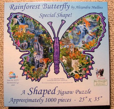 SunsOut - Rainforest Butterfly - 1000 Stukjes - 2