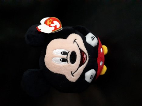 Grappige Mickey knuffel met beans - 1